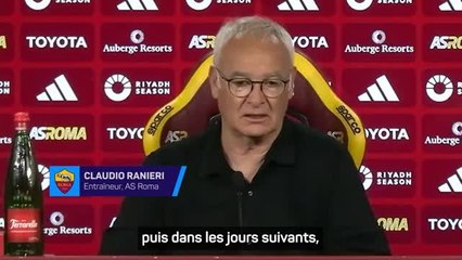 AS Rome - Ranieri ému par les supporters : "Je ne m'attendais pas à ça"