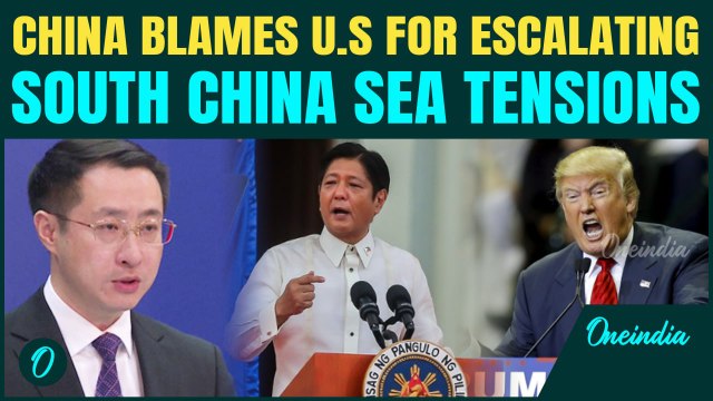 South China Sea: China SLAMS US Of Using Philippines As Pawn | Coast Guard Clash Near Sandy Cay