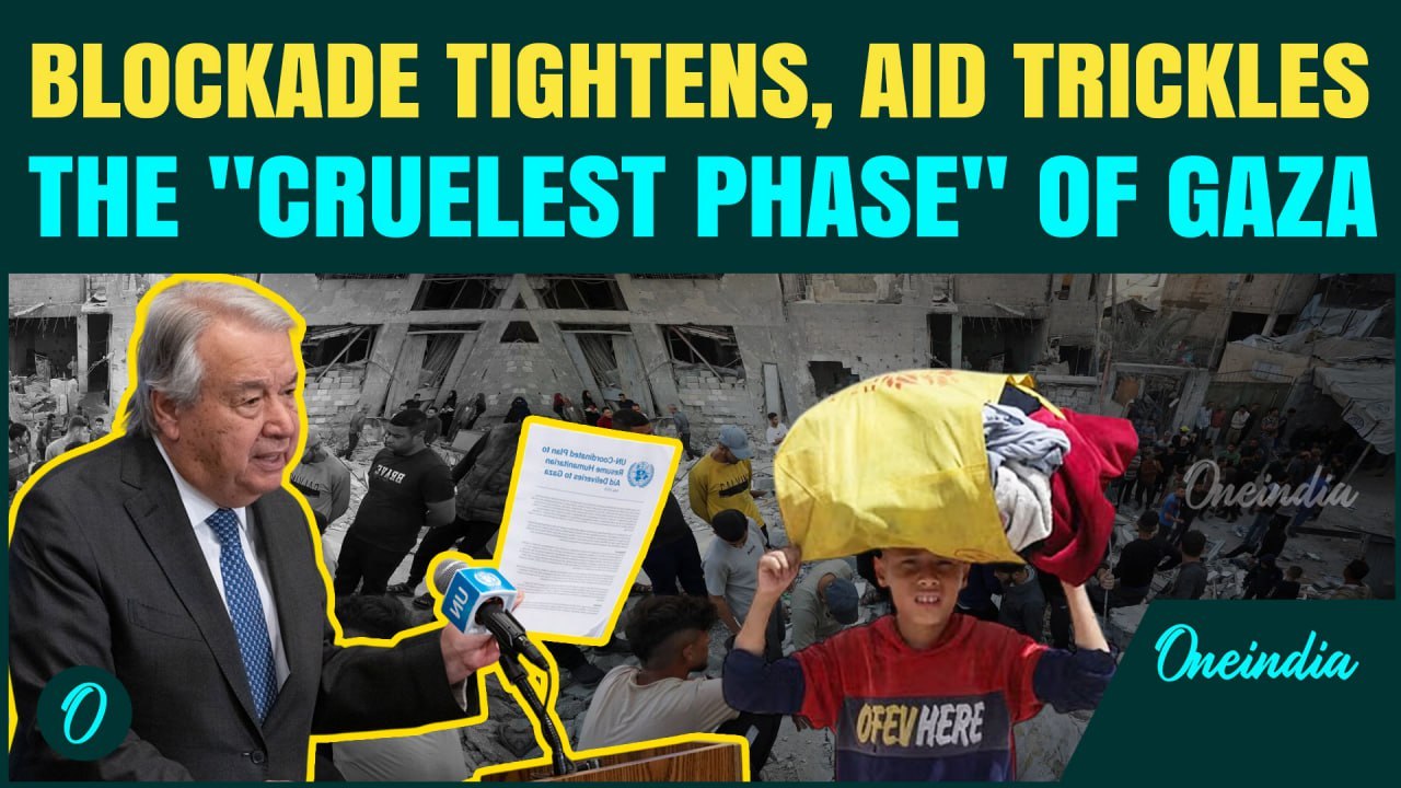 Gaza Endures ‘Cruelest Phase’ Yet as Israel Blocks Aid —Only a ‘Teaspoon’ Reaches Starving Civilians