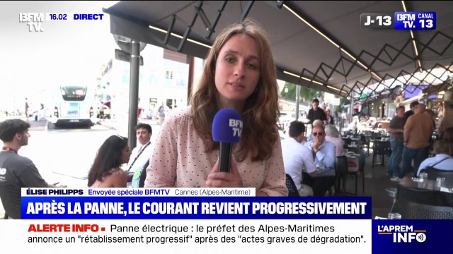 Alpes-Maritimes: après la panne d'électricité, le courant revient progressivement à la normale