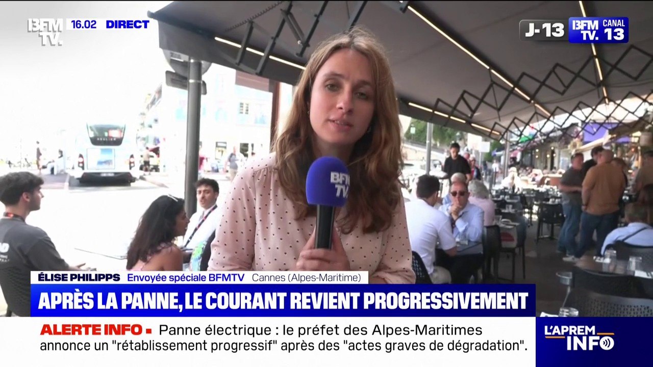 Alpes-Maritimes: après la panne d'électricité, le courant revient progressivement à la normale