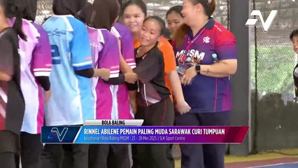 Pemain cilik MSS Sarawak, Rinnel Abilene jadi tonggak pasukan walaupun jadi atlit paling muda