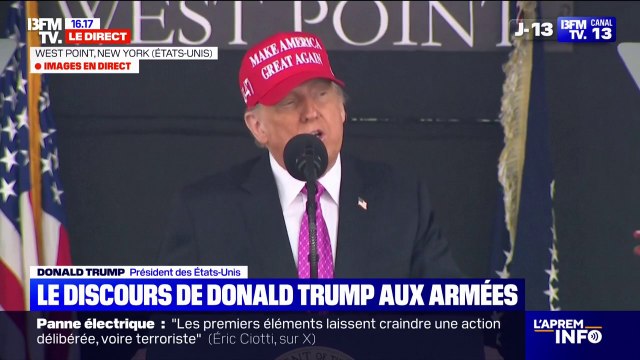 Discours de Donald Trump: J'ai reconstruit cette armée , indique le président américain
