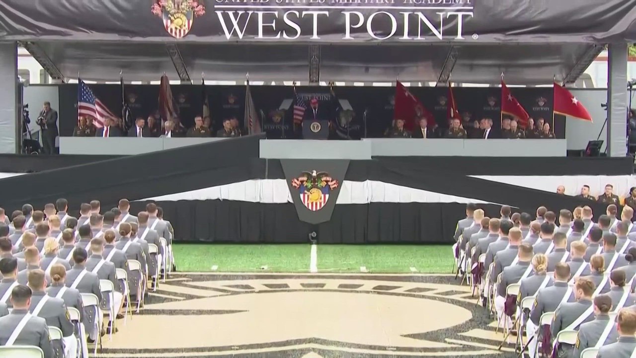 Trump Honors Veterans at West Point Graduation in Moving Speech