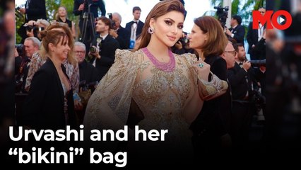 Urvashi Rautela back with “bikini” bag this time