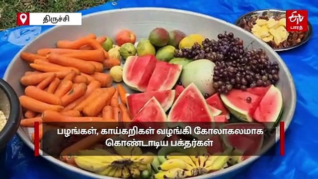 ஹாப்பி பர்த்டே டூ யூ... உற்சாகமாக பிறந்த நாள் கொண்டாடிய அகிலா யானை - வைரலாகும் வீடியோ!