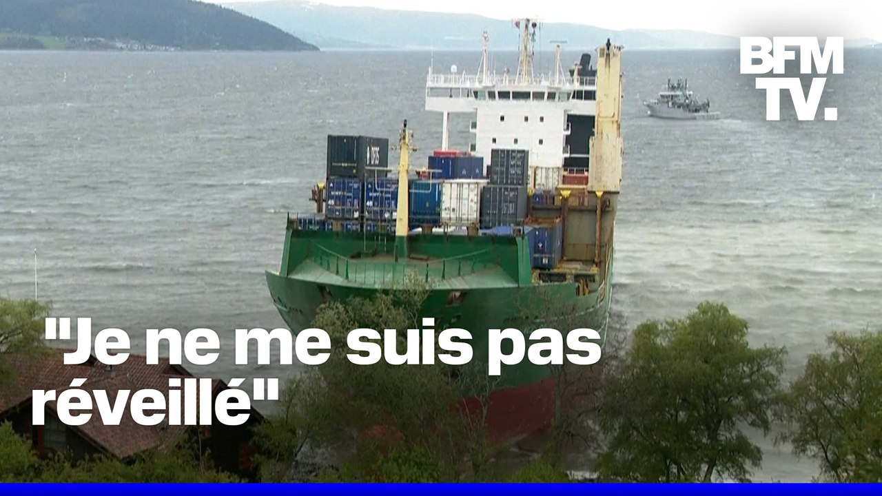 Un cargo de 135 mètres s'est échoué dans le jar...