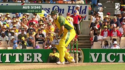 2003/04 VB Series | Australia vs India, 2nd Final at Sydney, Feb 08 2004 | HD Print.