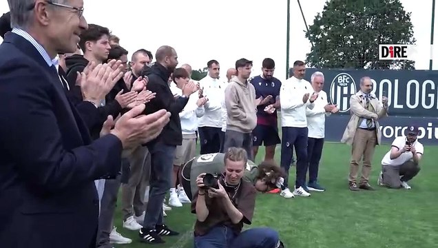 Bologna - CALCIO. BOLOGNA FESTEGGIA COPPA, LEPORE: BANDIERE ALLE FINESTRE (23.05.25)