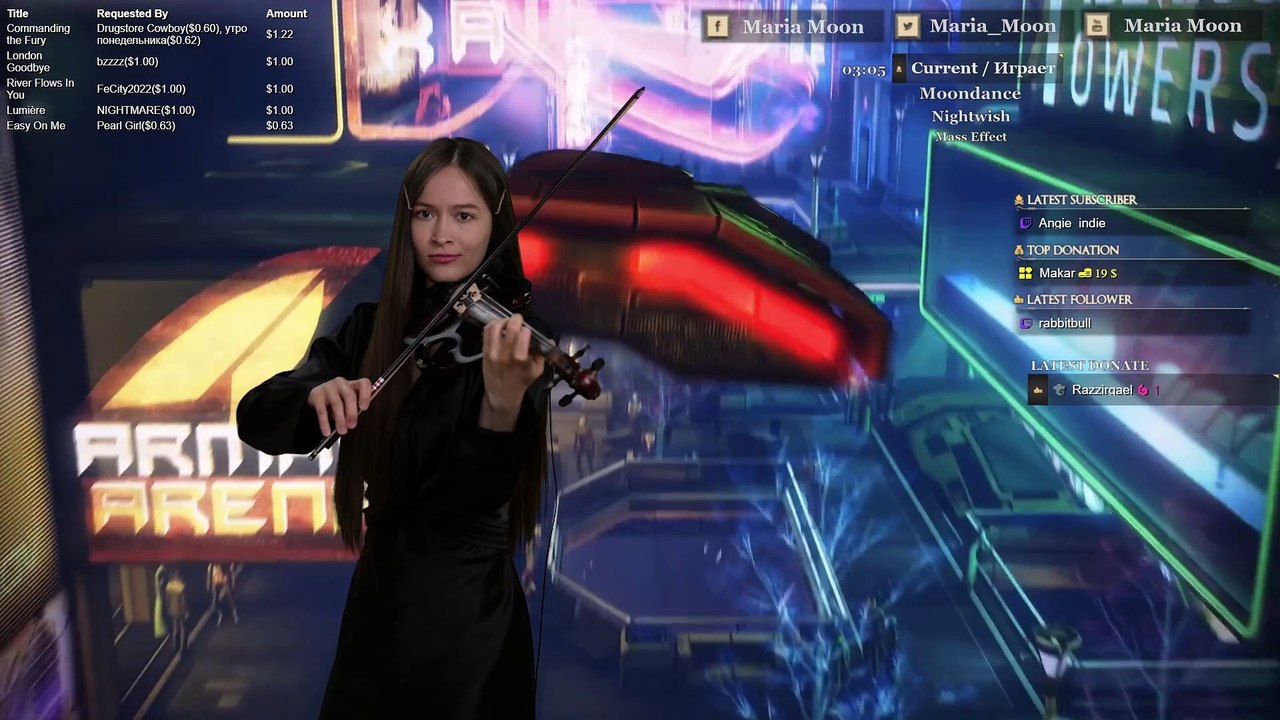 😱 This is NOT a synthesizer! Nightwish - Moondance live on violin (you're not ready!)🎻