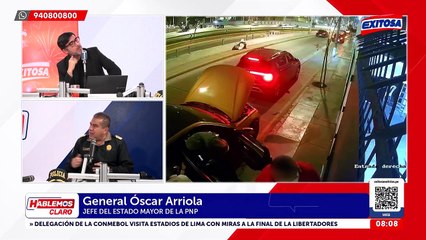 General Óscar Arriola sobre balacera en la Vía Expresa: "Es un trabjo de inteligencia de 53 días"