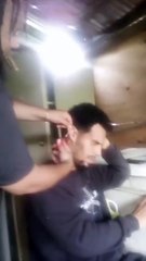 Secuestrador graba agresión a víctima