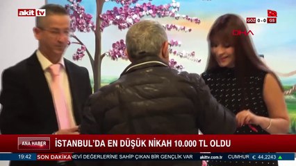 Aile yılı diyoruz! Gençler evlensin diyoruz! En düşük nikah ücreti 10 bin TL