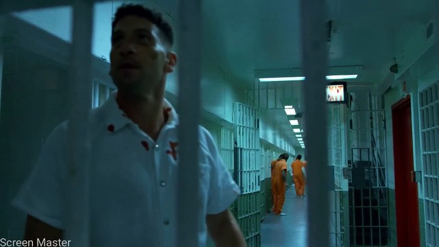 Punisher Prison Fight Scene _ Daredevil Hollywood Movie Clips