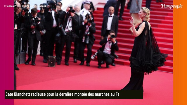 Le Festival de Cannes, c'est fini ! Juliette Binoche, présidente du jury, étonne et se démarque pour la dernière montée des marches
