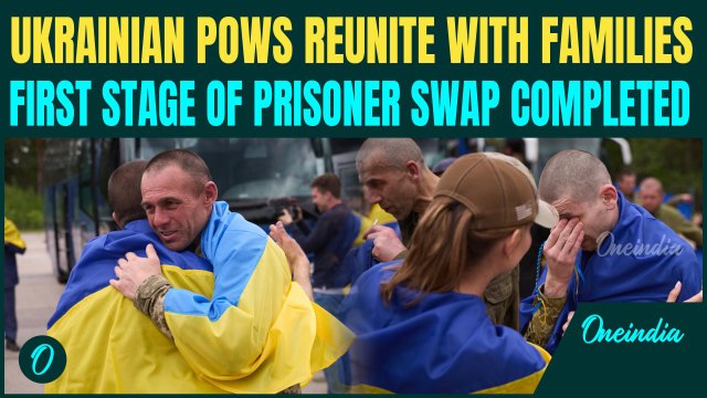 Ukrainian POWs Meet With Families In Emotional Reunion After Russia Prisoner Swap | Russia-Ukraine