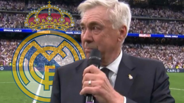 Afición del Real Madrid despide a Carlo Ancelotti y así sus últimas palabras como DT: Hala Madrid