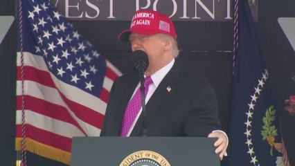 Trump Salutes the Son of a Fallen Hero in an Emotional West Point Moment