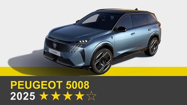 Le SUV électrique de taille intermédiaire Peugeot e-5008 obtient quatre étoiles sur cinq possibles aux crash-tests Euro NCAP 2025
