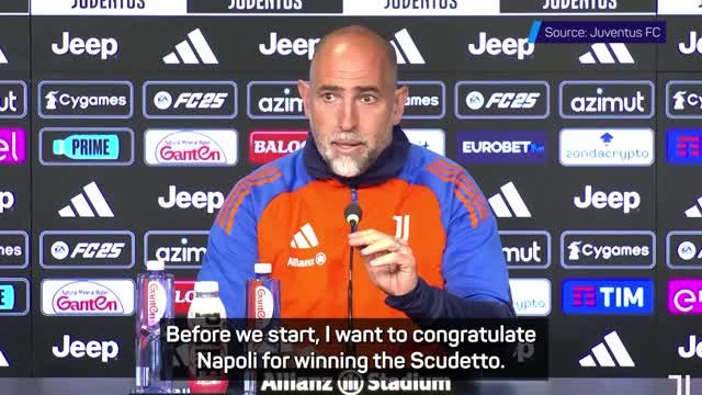 Tudor congratulates 'deserved' Scudetto winners Napoli