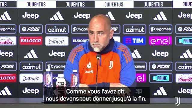 Juventus - Tudor : Naples mérite son titre