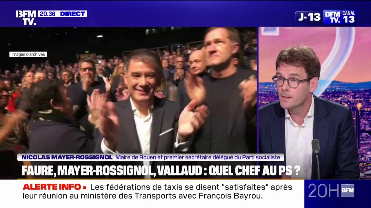 Congrès PS: "On n'est pas anti-[Olivier]Faure, on est anti-flou", explique Nicolas Mayer-Rossignol, Premier secrétaire délégué du PS