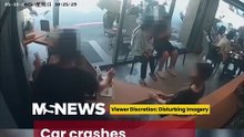 Car crashes into Taiwan café, injuring over a dozen