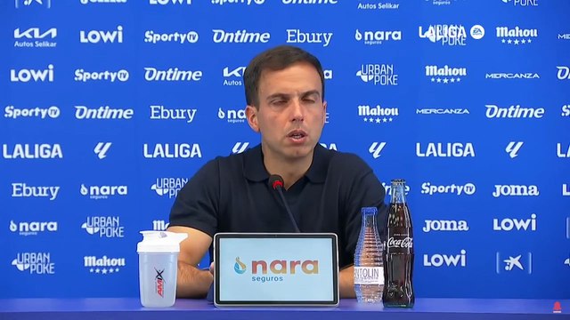 Rueda de prensa de Borja Jiménez tras el descenso del CD Leganés