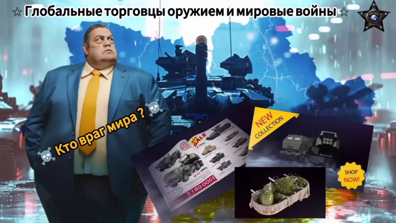 ✩ Глобальные торговцы оружием и мировые войны ✩ ☠️ Кто враг мира ? ☠️
