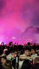 La afición celebra con el equipo el ascenso a Segunda