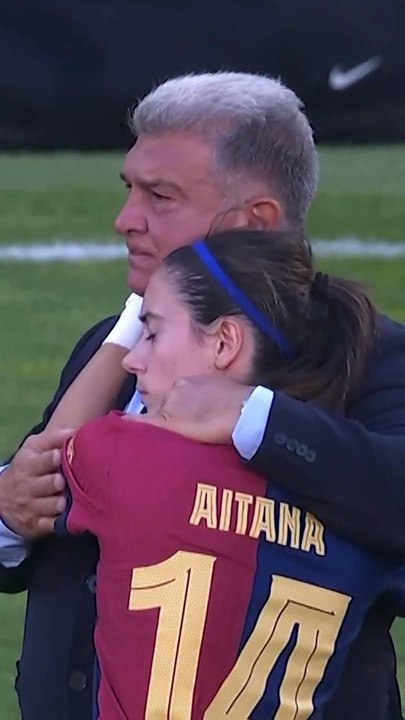 Drama en Lisboa: Joan Laporta y Aitana Bonmatí lloran tras perder la final de Champions