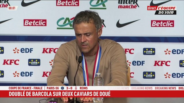 Luis Enrique : «Nous n'avons rien laissé au hasard» - Foot - Coupe de France