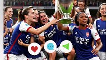 Arsenal female are UEFA CHAMPIONS