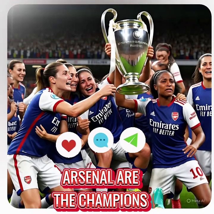Arsenal female are UEFA CHAMPIONS