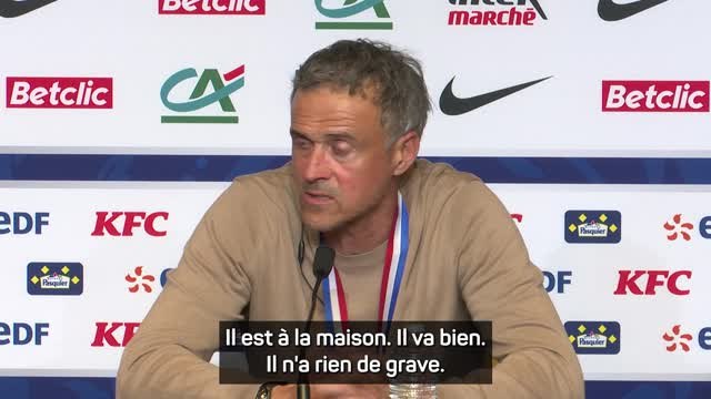 PSG - Luis Enrique : Rien de grave pour Kvaratskhelia