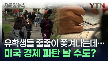 미국 경제의 '큰손' 유학생들...트럼프 한마디에 충격적인 손실액 [지금이뉴스] / YTN
