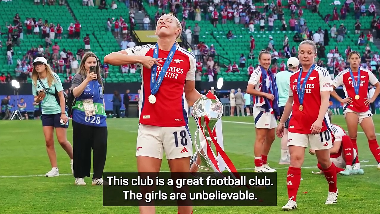 We've made history - Arsenal players 'ecstatic' after Champions League triumph