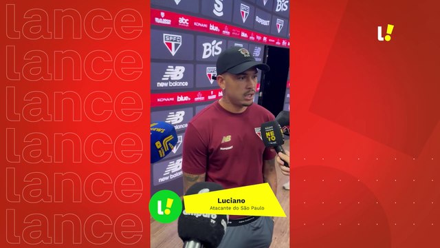 Luciano lamenta derrota do São Paulo no Morumbis, e projeta duelo na Libertadores