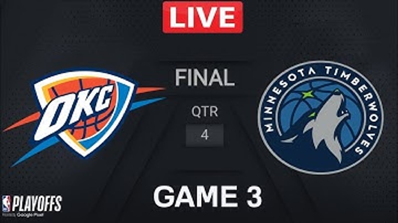 NBA LIVE! Minnesota Timberwolves vs Oklahoma City Thunder Game 3 | May 25, 2025 NBA PLAYOFFS LIVE 2K