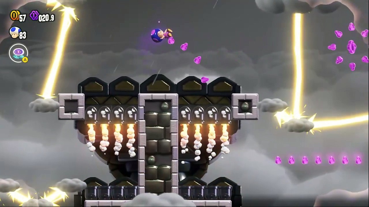 "Thunder Fortress" - Super Mario Bros. Wonder Custom Level