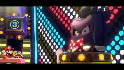 Failing the Thwomp Quiz in Shhwonk Fortress - Paper Mario: The Thousand Year Door (Switch)