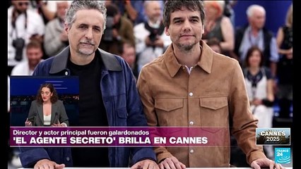 "Este premio es para los cineastas que no pueden trabajar": el iraní Panahi al ganar la Palma de Oro