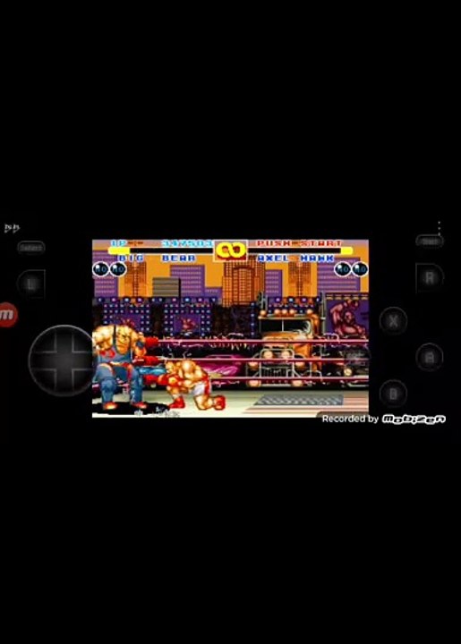 Fatal Fury 2 Big Bear vs Axel Hawk fala de vitória do Big Bear em português