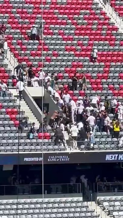 San Diego FC and Los Angeles Galaxy brawl at Snapdragon Stadium in San Diego, California