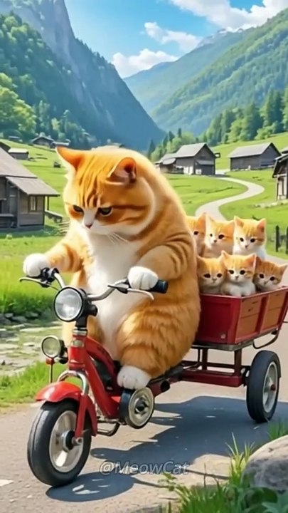 Catvedio  cat caughy a fish and then cook Joy of life with different kinds of videos