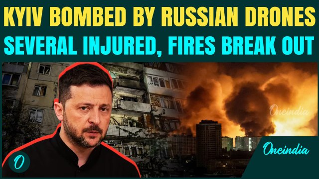 Russian Drone Attacks Devastate Kyiv & Kharkiv: Multiple Injuries, Fires Erupt, More Strikes Feared