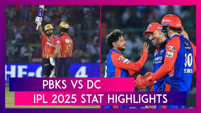 PBKS vs DC IPL 2025 Stat Highlights: Delhi Capitals Finish Campaign On High