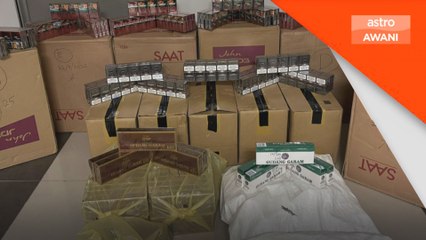 PGA tumpaskan kegiatan seludup lebih 90,000 batang rokok di Pasir Mas