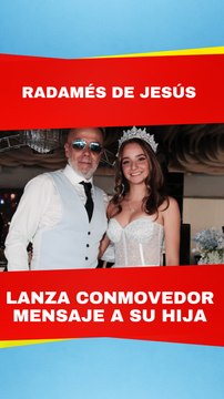 Radamés de Jesús lanza conmovedor discurso en la fiesta de XV años de su hija