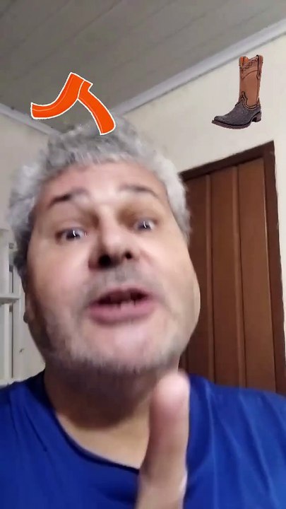 A bota é a calça